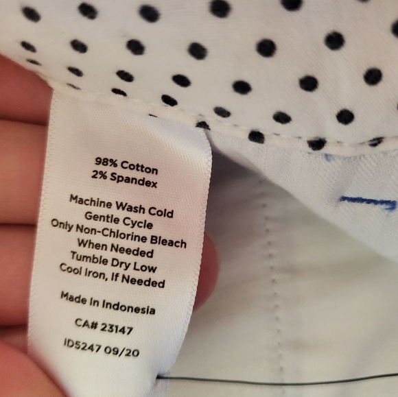 NWT Talbots Women's Perfect Crop Pants Size 4 Blue Beach City Preppy - Picture 9 of 9